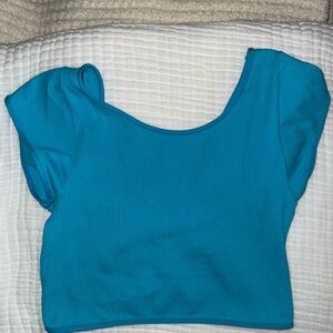 Urban Outfitters Teal Crop Top
